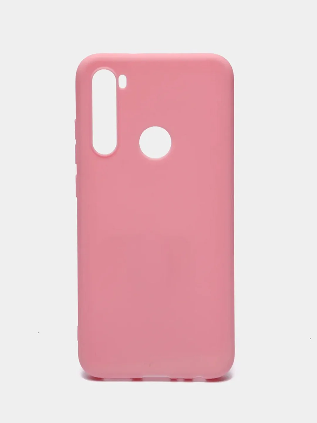 Розовый чехол Xiaomi Redmi Note 8 / Redmi Note 8 2021, Редми Нот 8, силиконовый цветной матовый