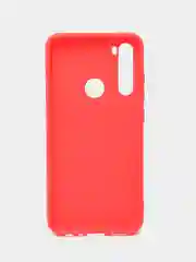 Красный чехол Xiaomi Redmi Note 8 / Redmi Note 8 2021, Редми Нот 8, силиконовый цветной матовый