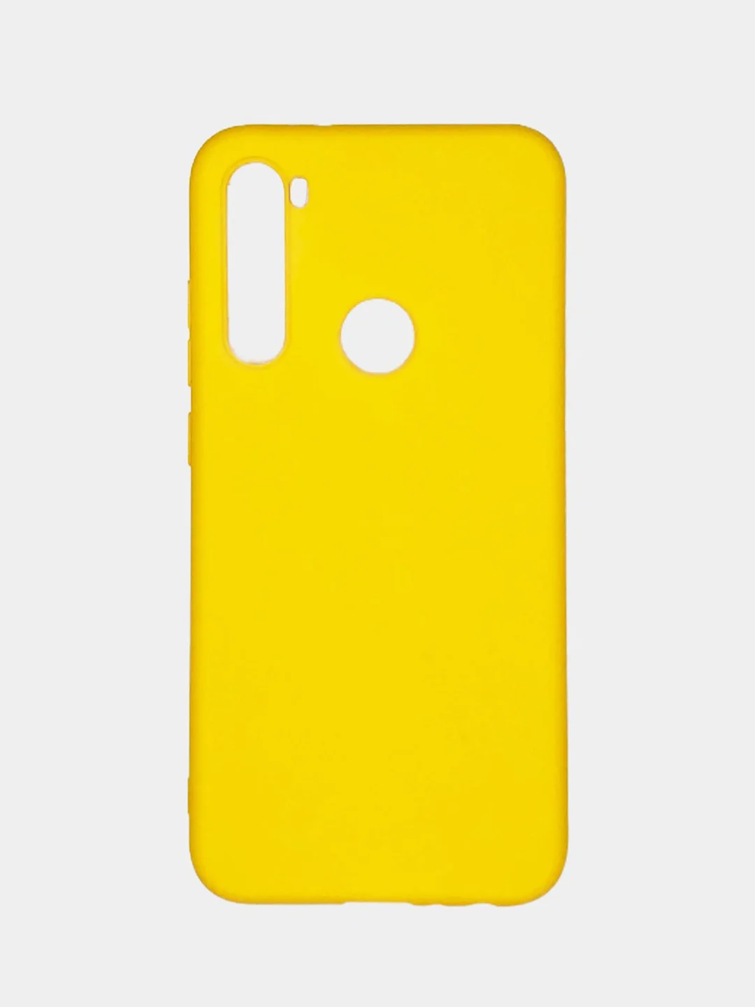 Желтый чехол Xiaomi Redmi Note 8 / Redmi Note 8 2021, Редми Нот 8, силиконовый цветной матовый