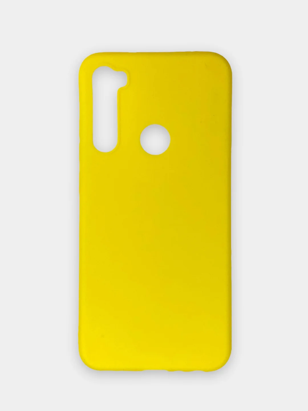 Желтый чехол Xiaomi Redmi Note 8 / Redmi Note 8 2021, Редми Нот 8, силиконовый цветной матовый