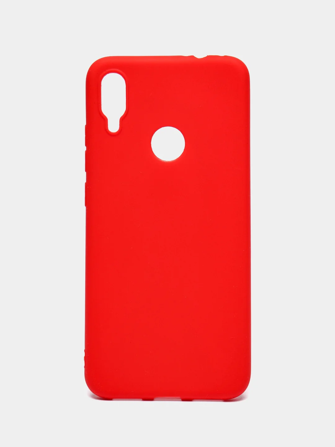 Алый чехол Xiaomi Redmi Note 7 силиконовый цветной матовый (Сяоми Редми Нот 7)