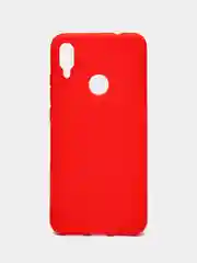 Алый чехол Xiaomi Redmi Note 7 силиконовый цветной матовый (Сяоми Редми Нот 7)