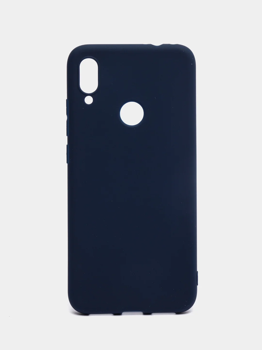 Темно-синий чехол Xiaomi Redmi Note 7 силиконовый цветной матовый (Сяоми Редми Нот 7)