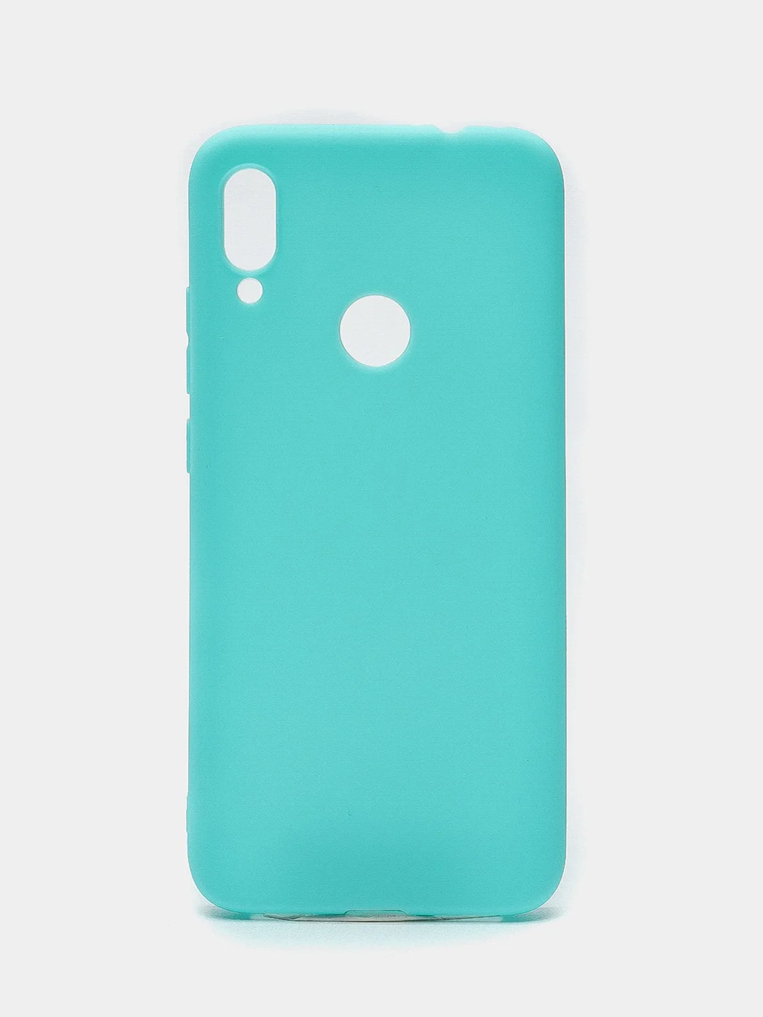 Бирюзовый чехол Xiaomi Redmi Note 7 силиконовый цветной матовый (Сяоми Редми Нот 7)