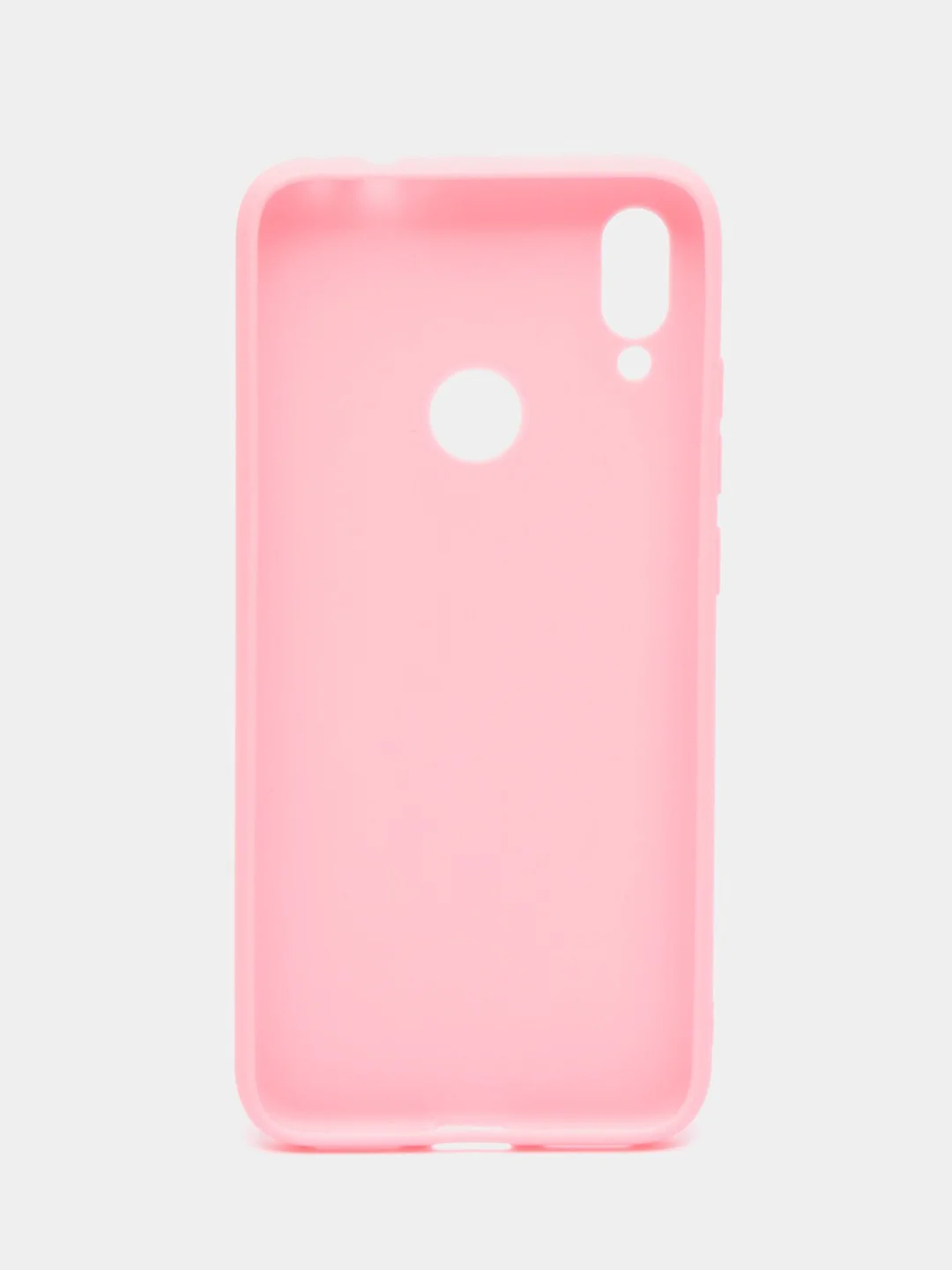 Розовый чехол Xiaomi Redmi Note 7 силиконовый цветной матовый (Сяоми Редми Нот 7)