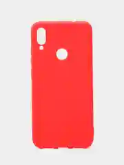 Красный чехол Xiaomi Redmi Note 7 силиконовый цветной матовый (Сяоми Редми Нот 7)