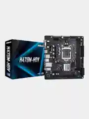Материнская плата ASROCK H470M-HDV, LGA 1200, Intel H470, mATX, Ret