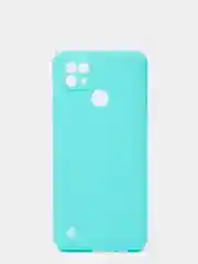 Бирюзовый чехол для Realme C21, Realme  7,  Realme  C11 / C20, матовый силиконовый