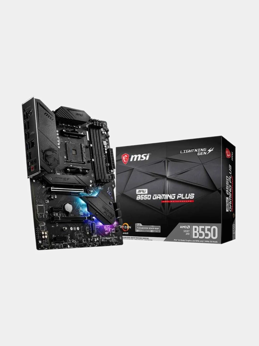 Материнская плата MSI MPG B550 GAMING PLUS, SocketAM4, AMD B550, ATX, Ret