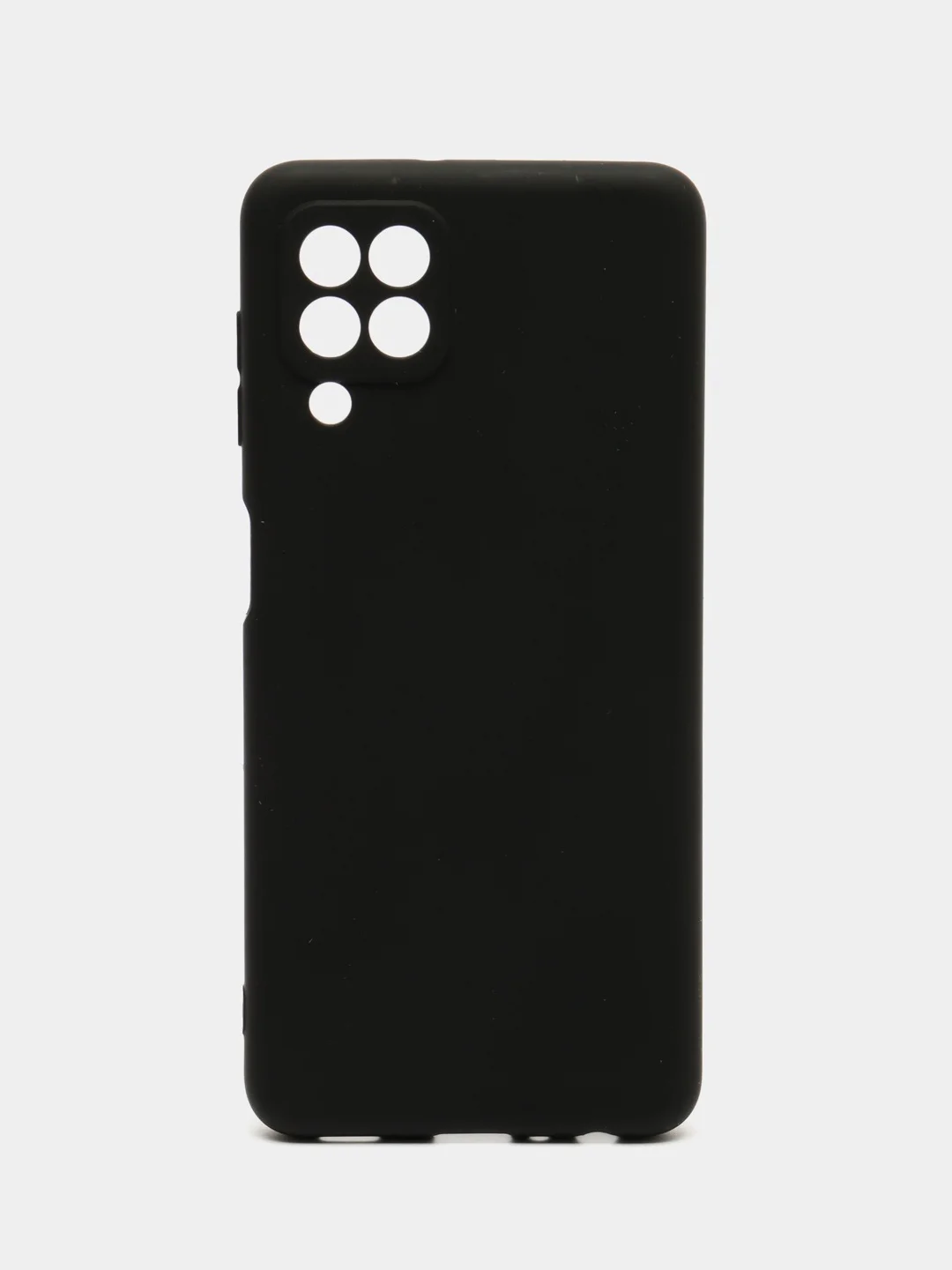Черный чехол Samsung Galaxy A22, M22, M32, Самсунг Галакси А22, М22, М32 черный силиконовый