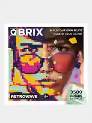 Бесконечный фото-конструктор, картина по фотографии Qbrix Retrowave, 40х40 см