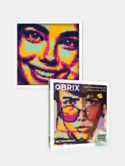 Бесконечный фото-конструктор, картина по фотографии Qbrix Retrowave, 40х40 см