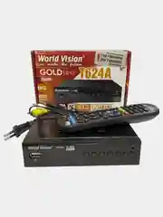 Алый цифровая приставка ресивер для цифрового ТВ DVB-T2 / C World Vision