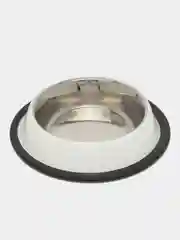 Молочный миска металлическая на резинке для кошки и собак