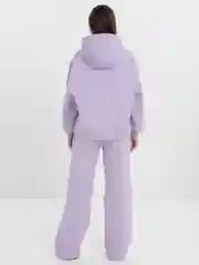 Лавандовый женский спортивный костюм на флисе