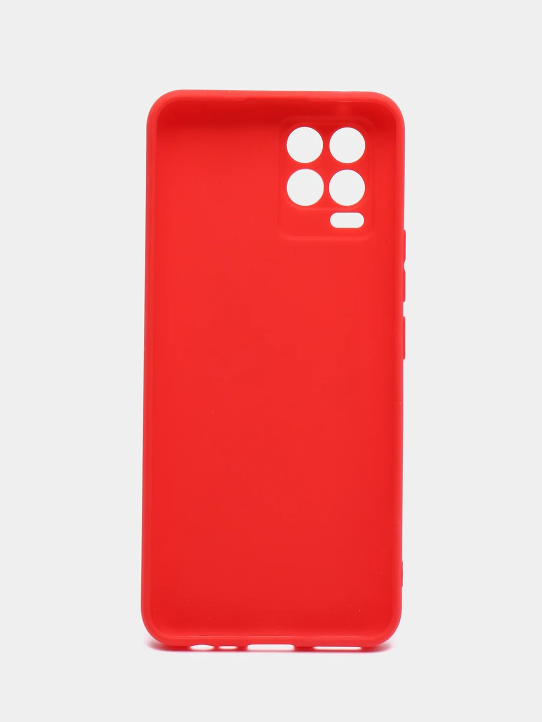 Красный чехол Realme 8 / Realme 8 Pro Реалми 8 / 8 Про силиконовый цветной матовый