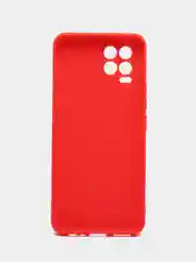 Красный чехол Realme 8 / Realme 8 Pro Реалми 8 / 8 Про силиконовый цветной матовый