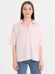 Конфетный поло женское, в полоску,  футболка