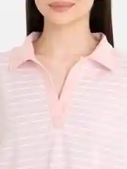 Конфетный поло женское, в полоску,  футболка