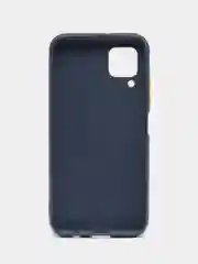 Темно-синий чехол Huawei P40 Lite, Хуавей П40 Лайт, силиконовый, противоударный