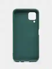 Тёмно-зелёный чехол Huawei P40 Lite, Хуавей П40 Лайт, силиконовый, противоударный