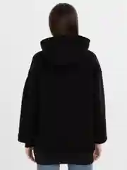 Молочный худи с вышивкой на флисе