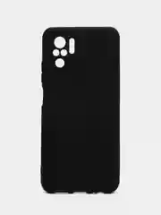 Черный чехол Xiaomi Redmi Note 10 / Redmi Note 10S / Poco M5s силиконовый цветной матовый