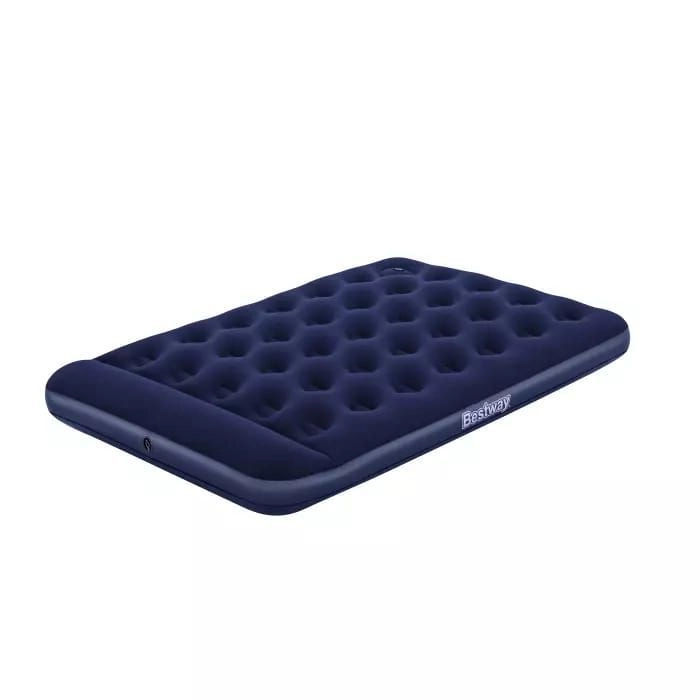 Bestway 67225 BW Надувной матрас 137х191х28см с подголовником, встр.ножной насос, до 150кг