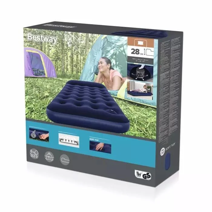 Bestway 67002 BW Надувной матрас 137х191х22см, до 150кг