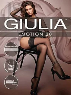 Коричневый чулки Giulia EMOTION 20