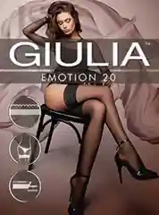 Коричневый чулки Giulia EMOTION 20