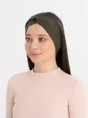 Зелёный хаки повязка весенняя женская/детская