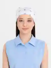 Белый бандана женская и мужская, платок, косынка на весну и лето, в поход и путешествие, панама
