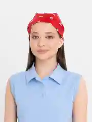 Красный бандана женская и мужская, платок, косынка на весну и лето, в поход и путешествие, панама