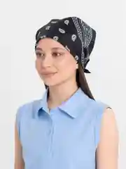 Красный бандана женская и мужская, платок, косынка на весну и лето, в поход и путешествие, панама