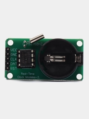 Модуль часов реального времени RTC на DS1302, без батареи, для Arduino, зеленый