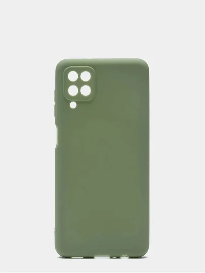 Чехол Samsung Galaxy A12 / M12 силиконовый матовый, цветной, прозрачный