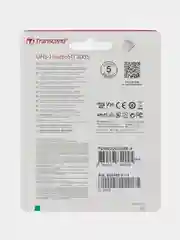 Карта памяти microSDXC UHS-I U3 Transcend 128 ГБ, 100 МБ/с, TS128GUSD300S-A, переходник SD