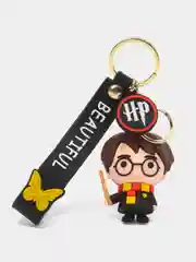 Белый брелок "Гарри Поттер/Harry Potter" на рюкзак/на ключи/на сумку