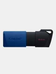 Флешка USB Kingston DataTraveler Exodia M 64ГБ, USB3.0, черный и синий dtxm/64gb