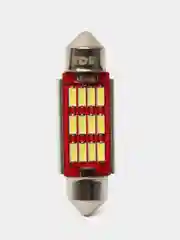 Лампа светодиодная(LED) T11 C5W для подсветки номера, салона, Canbus, 1 шт
