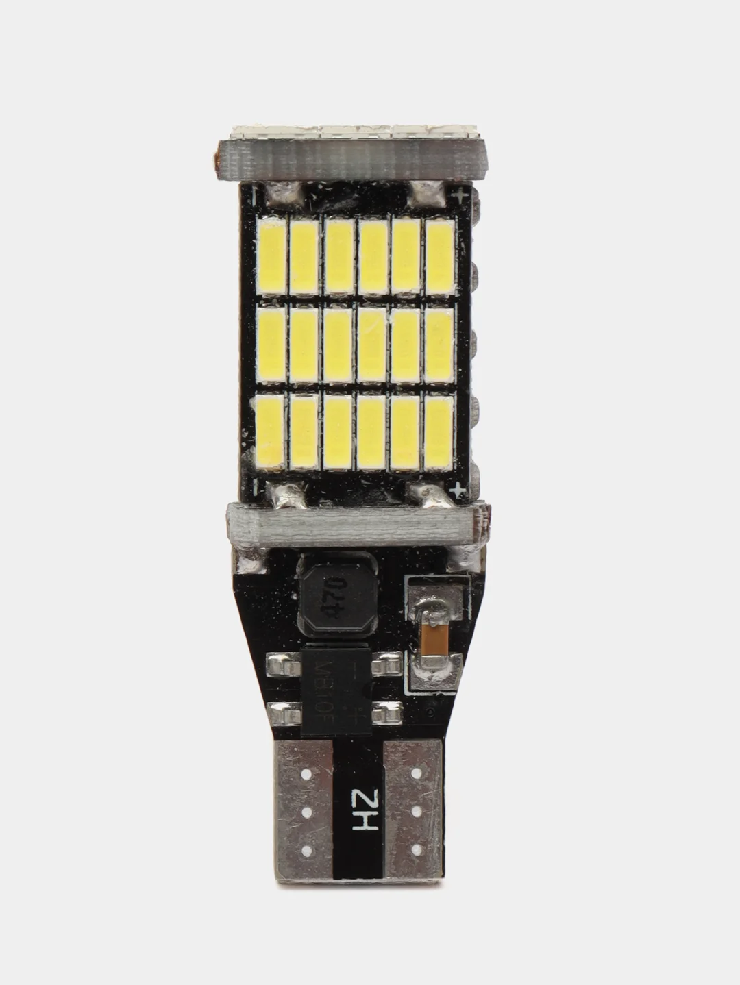 Лампы светодиодные LED T15 W16W 2шт, для огней заднего хода биполярые, обманка Canbus