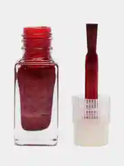 Серый металлик лак для ногтей двухцветный