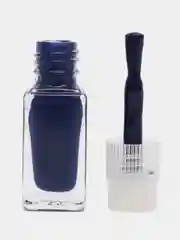 Синий лак для ногтей двухцветный