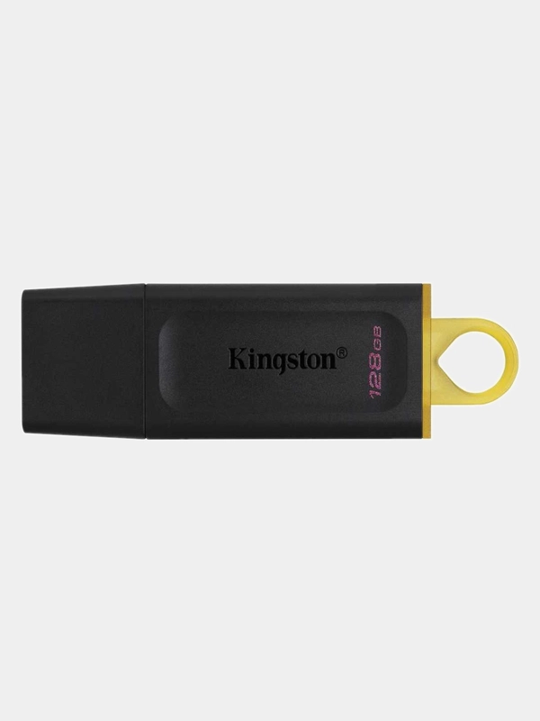 Флешка USB Kingston DataTraveler Exodia 128ГБ, USB3.2, черный и желтый dtx/128gb