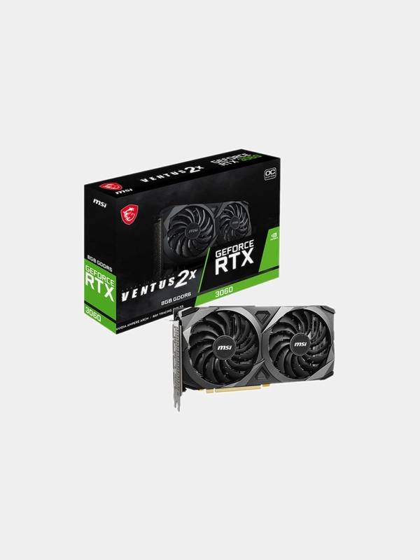 Видеокарта MSI NVIDIA GeForce RTX 3060 VENTUS 2X 8G