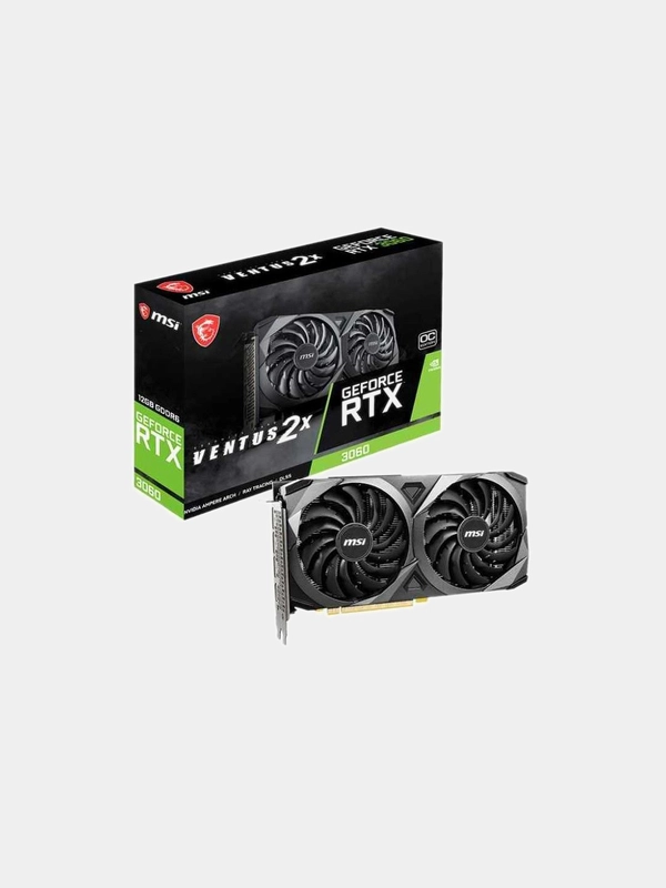 Видеокарта MSI NVIDIA GeForce RTX 3060 VENTUS 2X 12G