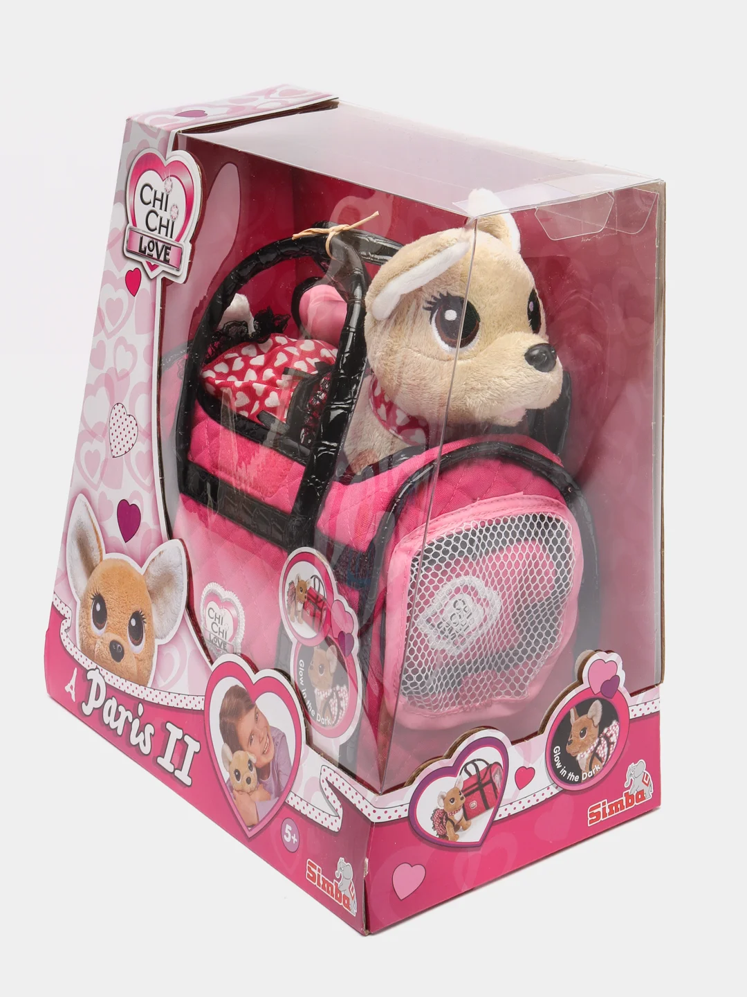 Плюшевая собачка в сумочке Chi-Chi Love (Чичи Лав) "Париж 2", Simba, 20 см, 5893123