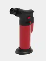 Алый турбо зажигалка "Горелка" газовая, заправляемая,Газовая горелка автоген
