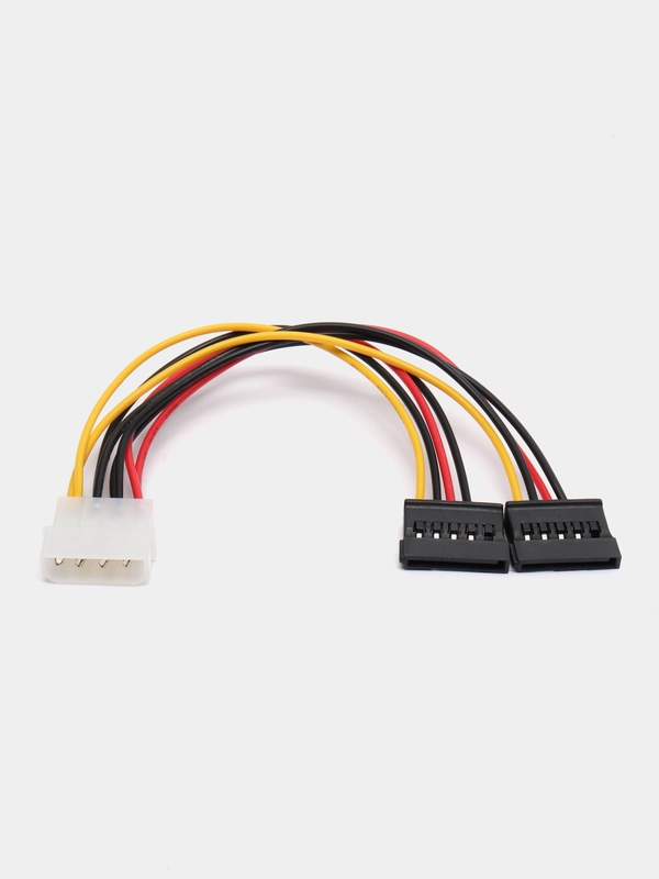 Переходник питания Molex 4pin - 2xSATA 15pin